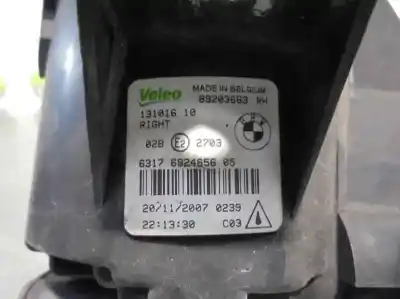 Peça sobressalente para automóvel em segunda mão farol / projetor de nevoeiro direito por bmw x3 (e83) 2.0 sd referências oem iam 63176924656  89203663