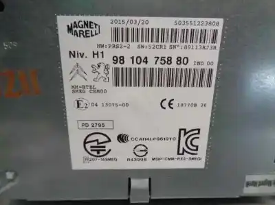 Second-hand car spare part gps navigation system for citroen c4 cactus 1.6 hdi 90 oem iam references 9810475880  