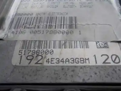 Second-hand car spare part ecu engine control for fiat stilo multi wagon (192_) 1.9 d multijet oem iam references 51798000  0281013672
