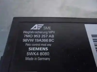 Second-hand car spare part electronic module for ford galaxy (vx) 1.9 tdi cat oem iam references 98vw19a366bc  5wk48080