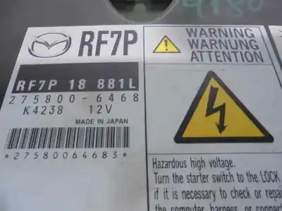 Автозапчастина б/у ебу контролер двигуна для mazda 5 berl. (cr) 2.0 crtd sportive (105kw) посилання на oem iam rf7p18881l  2758006468 Автозапчастина б/у ебу контролер двигуна для mazda 5 berl. (cr) 2.0 crtd sportive (105kw) посилання на oem iam rf7p18881l  2758006468