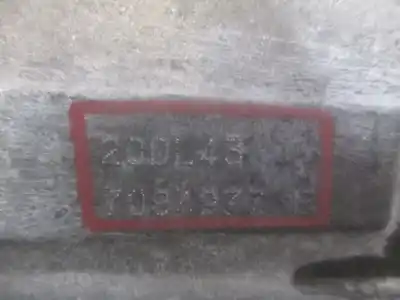 Second-hand car spare part gearbox for peugeot 406 berlina (s1/s2) 1.8 16v cat oem iam references 20dl43  7084977b