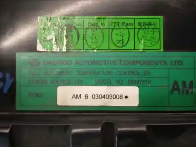 Автозапчасти б/у климат-контроль за daewoo tacuma cdx ссылки oem iam 96487610  