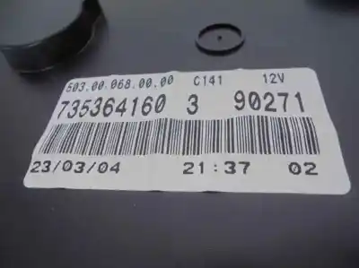 Peça sobressalente para automóvel em segunda mão quadrante por fiat idea (135) 1.4 referências oem iam 735364160  