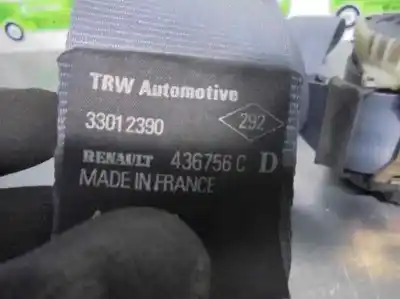 Автозапчасти б/у правый передний ремень безопасности за renault clio ii fase i (b/cbo) 1.9 d alize ссылки oem iam 436756c  33012390