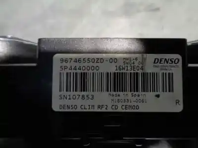 Second-hand car spare part climate control for citroen c-elysée exclusive oem iam references 96746550zd  