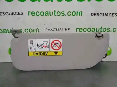 Second-hand car spare part right sunshade for citroen c-elysée exclusive oem iam references 98000905bj  