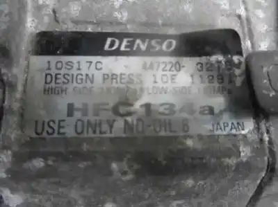 Second-hand car spare part air conditioning compressor for lexus rx 300 (mcu35) 3.0 v6 cat oem iam references 8832048060  4472203276