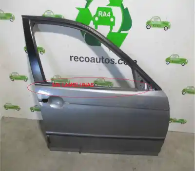 Peça sobressalente para automóvel em segunda mão porta dianteira direita por bmw serie 3 touring (e46) 2.0 16v diesel cat referências oem iam 41517034152