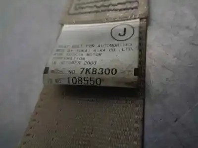 Peça sobressalente para automóvel em segunda mão cinto de segurança traseiro esquerdo por lexus rx 300 (mcu35) 3.0 v6 cat referências oem iam 7337048040a0  7k8300