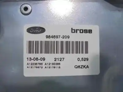 Peça sobressalente para automóvel em segunda mão elevador de vidros dianteiro direito por ford focus lim. (cb4) 1.6 tdci cat referências oem iam 4m5114553  