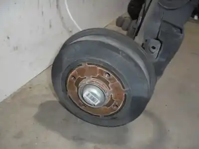 Second-hand car spare part rear axle for citroen c-elysée 1.2 12v vti oem iam references  burra 26 tambor 4 agujeros
