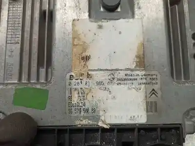 Автозапчасти б/у блок управления двигателем за citroen c3 i (fc_, fn_) 1.6 16v hdi ссылки oem iam 9657650080  0281011965