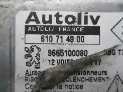 Pezzo di ricambio per auto di seconda mano centralina airbag per peugeot 308 sw i (4e_, 4h_) 1.6 hdi riferimenti oem iam 9665100080  610714900