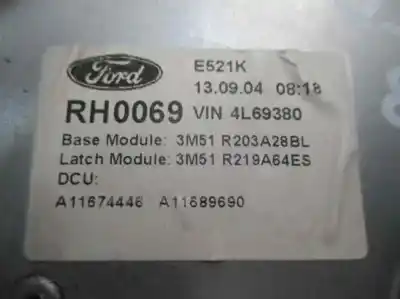 Pezzo di ricambio per auto di seconda mano alzacristalli anteriore destro per ford focus c-max (cap) 1.6 tdci cat riferimenti oem iam 1738646  