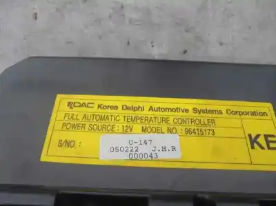 Peça sobressalente para automóvel em segunda mão comando de sofagem (chauffage / ar condicionado) por chevrolet tacuma 1.6 cat referências oem iam 96415173  