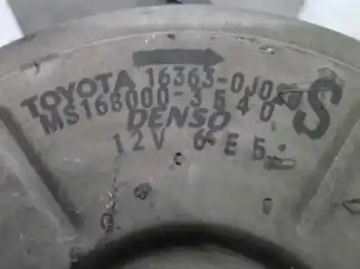 Peça sobressalente para automóvel em segunda mão termoventilador elétrico por toyota corolla (e12) 1.6 16v referências oem iam 163630j020  ms1680003540