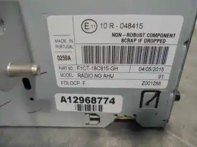 Автозапчастина б/у аудіо система / радіо cd для ford c-max (ceu) 1.0 ecoboost cat посилання на oem iam f1ct18c815gh  18c815