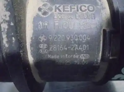 Second-hand car spare part flowmeter for kia pro cee´d (ed) 1.6 crdi 90 oem iam references 9220930004  281642a401