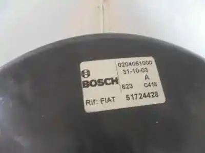 Автозапчастина б/у гальмівний серво для fiat panda (169) 1.2 8v dynamic посилання на oem iam   
