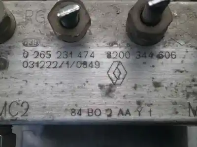 Peça sobressalente para automóvel em segunda mão abs por renault scenic ii 1.9 dci diesel referências oem iam 8200344606  0265231474
