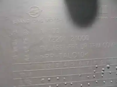 Автозапчастина б/у обработка передніх правіх дверей для ssangyong rodius ii 2.0 xdi посилання на oem iam 7220121000  7227221000