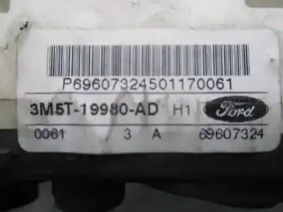Peça sobressalente para automóvel em segunda mão comando de sofagem (chauffage / ar condicionado)  por ford focus berlina (cap) 1.6 tdci cat referências oem iam 3m5t19980ad  69607324