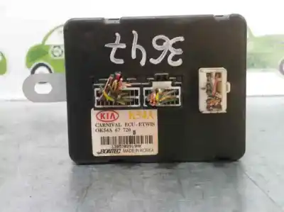 Peça sobressalente para automóvel em segunda mão módulo eletrônico por kia carnival ii (gq) 2.9 crdi referências oem iam 0k54a67720