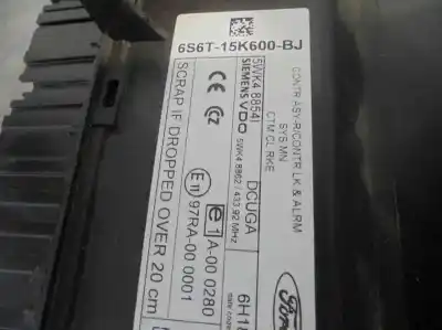 Автозапчастина б/у електронний модуль для ford fiesta (cbk) 1.3 cat посилання на oem iam 4s6t15k600bj  5wk48854