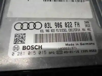 Second-hand car spare part ecu engine control for audi a6 avant (4f5) * oem iam references 03l906022fh  0281015015