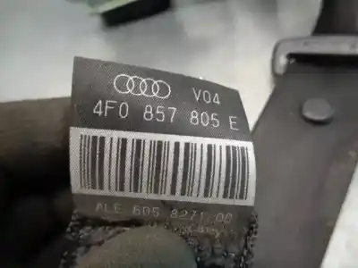 Автозапчастина б/у задній лівий ремін безпеки для audi a6 avant (4f5) 2.0 16v tfsi посилання на oem iam 4f0857805e  