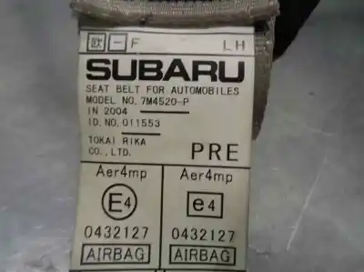 Автозапчасти б/у передний левый ремень безопасности за subaru legacy berl. b13 (bl) 3.0 r se ссылки oem iam 64622ag010jc  