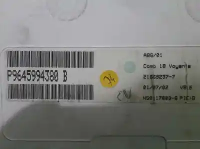 Автозапчастина б/у панель інструментів для citroen c3 i (fc_, fn_) 1.6 16v посилання на oem iam 9645994380b  216692377