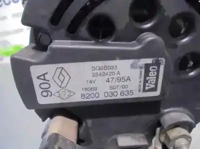 Автозапчастина б/у генератор для renault scenic (ja..) 1.4 16v authentique посилання на oem iam 8200030635  2542420a
