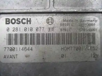 Pezzo di ricambio per auto di seconda mano centralina motore per renault scenic (ja..) 1.9 dti diesel cat riferimenti oem iam 7700114644  0281010077
