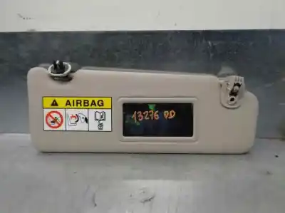 Second-hand car spare part right sunshade for dacia sandero 1.0 12v cat oem iam references 964004088r