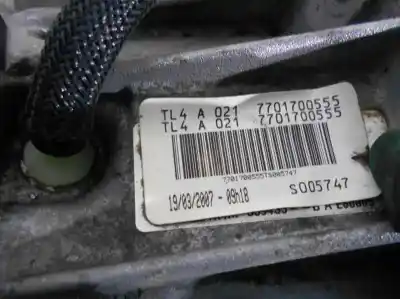Автозапчастина б/у коробка передач для renault scénic ii (jm0/1_) 1.6 16v (jm1r) посилання на oem iam tl4a021 7701700222 s005747