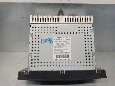Gebrauchtes Autoersatzteil audiosystem / radio-cd zum mitsubishi colt berlina 3 (cz) 1.3 insport 95 cv / 70 kw oem-iam-referenzen mr587702ha  