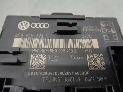 Peça sobressalente para automóvel em segunda mão módulo electrónico do fecho central por audi a6 avant (4f5) * referências oem iam 4f0959793s  8k0959793e