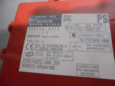 Pezzo di ricambio per auto di seconda mano modulo elettronico per toyota prius (nhw30) executive riferimenti oem iam 8999047060  2325005223
