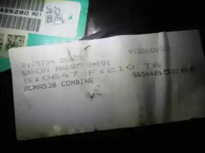 Автозапчасти б/у приборная доска за peugeot 307 (s1) 1.6 hdi ссылки oem iam 9654485280  965448525280