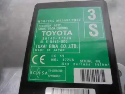 Peça sobressalente para automóvel em segunda mão módulo eletrônico por toyota prius (nhw30) executive referências oem iam 8974047030  