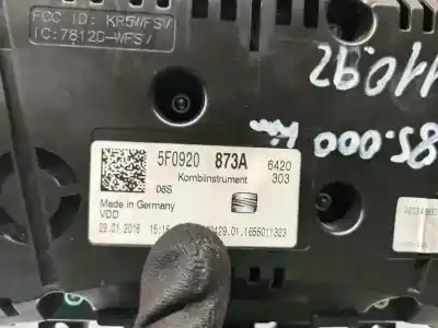 Автозапчастина б/у панель інструментів для seat leon st (5f8) 2.0 tdi посилання на oem iam 5f0920873a  