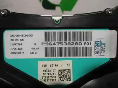 Автозапчастина б/у панель інструментів для peugeot 307 (3a/c) 2.0 16v посилання на oem iam   216518625