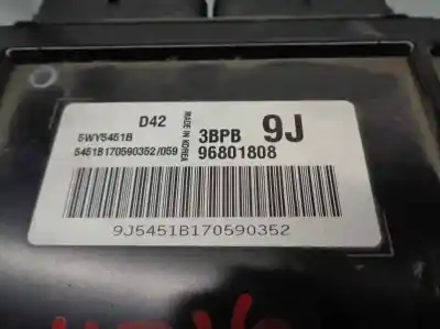 Second-hand car spare part ecu engine control for chevrolet matiz 1.0 cat oem iam references 96801808  5wy5451b