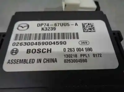 Second-hand car spare part electronic module for mazda 2 (de_, dh_) 1.3 (de3fs) oem iam references d65267560e  0263004590