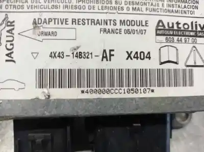 Автозапчастина б/у блок управління подушками безпеки для jaguar x-type i (x400) 2.0 d посилання на oem iam 4x4314b321af  603449700
