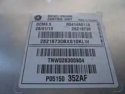 Second-hand car spare part ecu engine control for jeep compass (mk49) 2.2 crd oem iam references 05150352af  