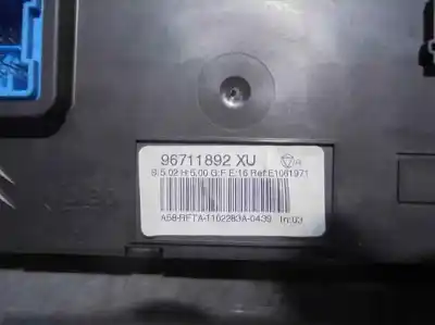 Peça sobressalente para automóvel em segunda mão comando de sofagem (chauffage / ar condicionado) por citroen c3 picasso (sh_) 1.6 hdi 90 referências oem iam 96711892xu  