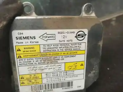 Pièce détachée automobile d'occasion boitier de commande d'airbag pour ssangyong actyon 2.0 td cat références oem iam 8625131040  5wy64075